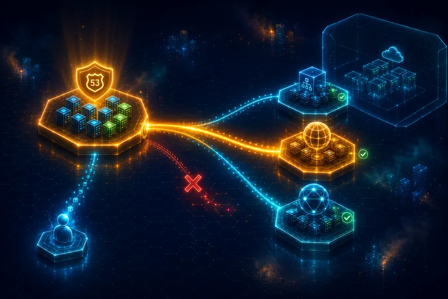 AWS VPC Edge Routing Guide Part 4: DNS Decisions and Route 53 — Hosted Zones, the Six Routing Policies, Alias vs CNAME, and Health Checks